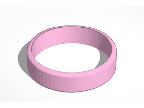 size 7 ring rings 3d print model - Mito3D