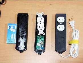 wifi controlled power strip electronics sonoff enclosure 3d print model - Mito3D