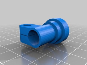 fluorescent lamp mount replacement parts repair 3d print model - Mito3D