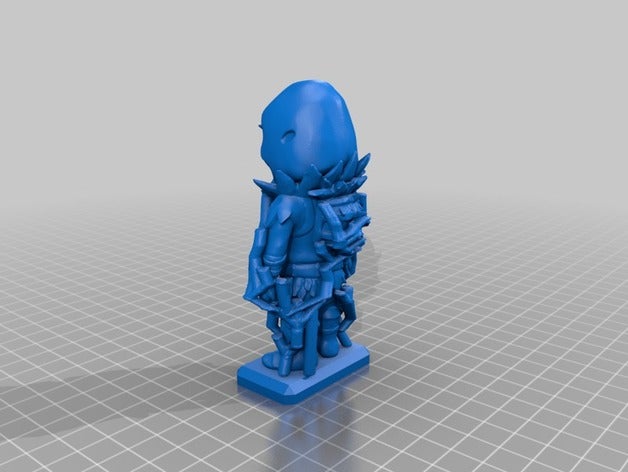 fortnite-raven mini-supp 3d drucken fortnite battle royal 3D print model - Mito3D