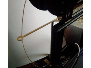 ender 3 minimalistic filament guide 3d printer accessories ender3 3d print model - Mito3D