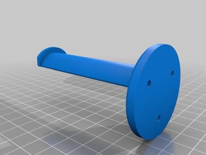 wall mount filament spoolheadphone hanger 3d printer accessories 3d print model - Mito3D