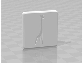 zaribo ekstruzyon kapak 3030 zürafa logo misumi 3d yazıcı parçaları 3d print model - Mito3D