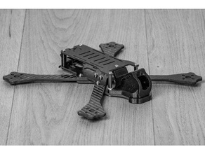 flowx rc veículos drone de corrida racisng fpv freestyle fpv250 câmara montagem câmera racer 3d print model - Mito3D