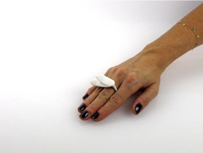 ostras anillo los anillos diseño pearl smart de acero ultimaker esposa 3d print model - Mito3D