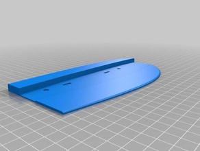 papagaio disco barbatanas patins rc veículos 3d print model - Mito3D