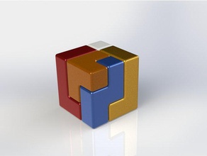 puzzle del cubo i Puzzle 3d tetris 3x3x3 rompicapo box 3d print model - Mito3D