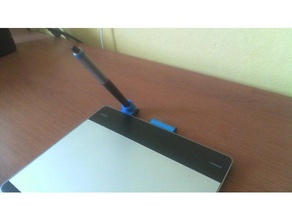wacom intuos pen holder usb Kunst tools 3d print model - Mito3D