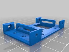6 dirsek tasarımı ev montaj braketi 3d print model - Mito3D