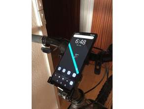 oneplus six bike mount mobile phone 3d print model - Mito3D