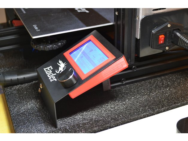 ender 3 lcd kapağı 3d yazıcı aksesuarlar creality 3D print model - Mito3D