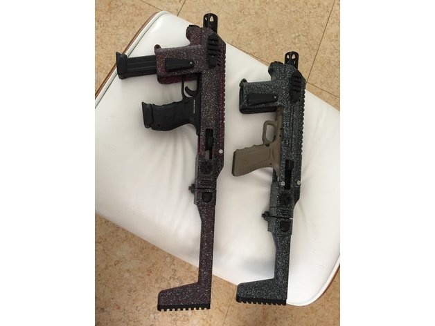 mini roni karabina dönüşüm en kıskanç airsoft tabanca spor açık havada cool 3D print model - Mito3D