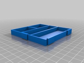 modular organizer 3d printing container 3d print model - Mito3D