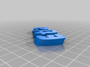 Schlüsselanhänger estela angepasst 3d print model - Mito3D
