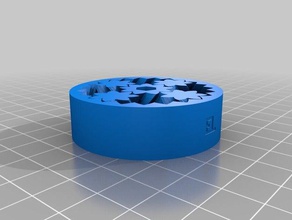 shivanis figetspinner parts customized 3d print model - Mito3D