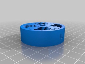 quinns kitty fidget spinner partes personalizado 3d print model - Mito3D