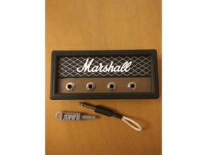 guardallaves amplificador organização amplificador hiwatt chaveiro chaves llavero marshall 3d print model - Mito3D