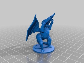 dragon creatures dragons dungeons fantasy monster monsters 3d print model - Mito3D