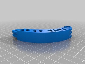 curved gopro arm electronics 3d print model - Mito3D