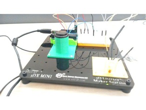 botão de pressão dois diodo emissor luz 3d impressão 3dx 3d print model - Mito3D