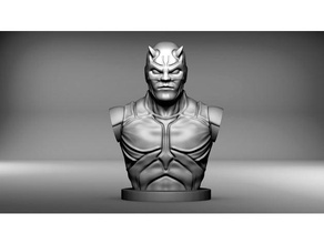 daredevil bust low res people 3d print model - Mito3D