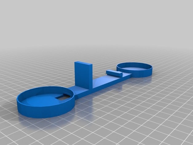 doble disco de soporte la luz 3d impresión fabricante seleccionar 3D print model - Mito3D