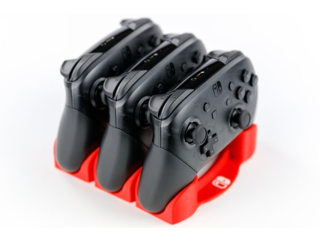 nintendo switch pro contrôleur de stand vidéo jeux 3D print model - Mito3D