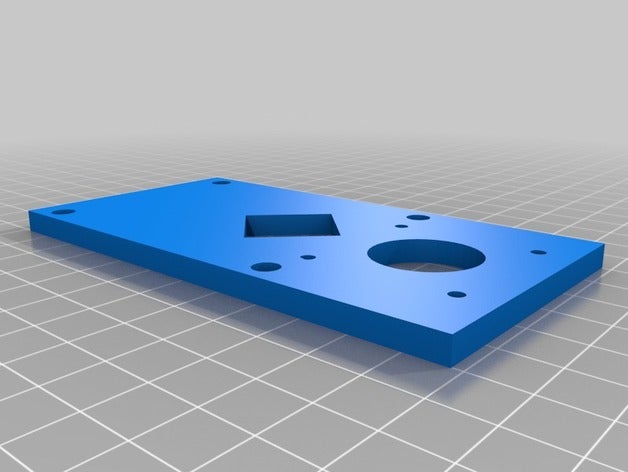 laser-Gravur x-axis motor mount 8020 Serie 10 extrution Maschine tools extrusion 3D print model - Mito3D