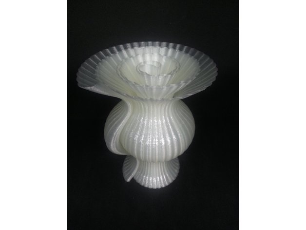 monocoil vase Skulpturen Dekor Dekoration Dekorative Blumen-vase home decor spiral twisted Vasen vase-Modus 3D print model - Mito3D