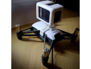 tello firefly micro action camera mount 3d Drucker Zubehör 3d print model - Mito3D