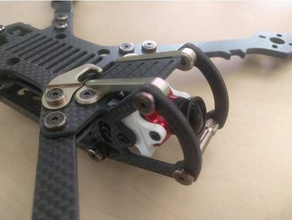 mikro kamera monte micro-mini v2 ışık adaptörü rc araç adaptör foxeer gerçek fpv250 edin yarışçı mini quadcopter runcam 3d print model - Mito3D