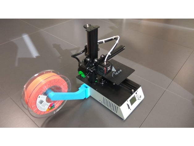 removable spool holder tevo michelangelo 3d printer accessories filament 3D print model - Mito3D