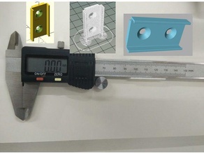 parametric clip tool holders boxes caliper holder customizable customizer push fit tools 3d print model - Mito3D