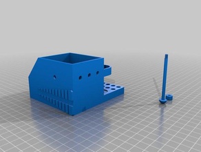 Schweißer-Halter tool Inhaber - Boxen filament-Halter Widerstand zinn Schweißen Pumpe 3d print model - Mito3D