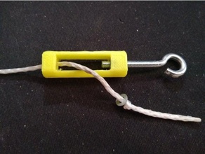 turnbuckle m4 nut rope lock tensioner 3d printer accessories stabilizer string 3d print model - Mito3D