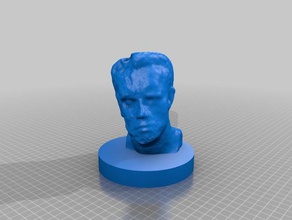 sony xc1 3d creator test print terminator head printing tests 3d print model - Mito3D