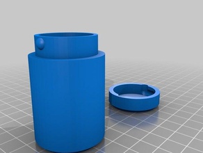 geekbvape zeus rta single-coil Container angepasst 3d print model - Mito3D