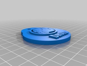 druid keychain keychains world warcraft 3d print model - Mito3D
