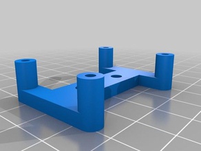 meine angepasste parametrische pcb-Montage bracketstand off-minireg version Elektronik 3d print model - Mito3D