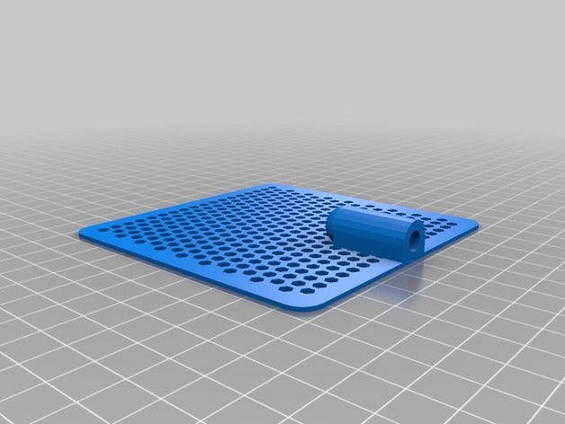 paramétrique flyswatter 6mm trou d'autres personnalisé 3D print model - Mito3D