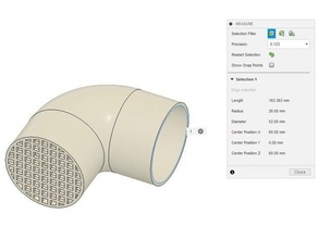 90 degree tube mesh household 3d print model - Mito3D