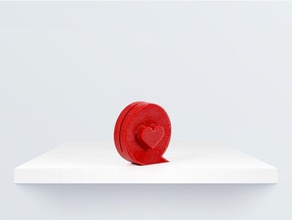 valentine stand photo décor 3d print model - Mito3D