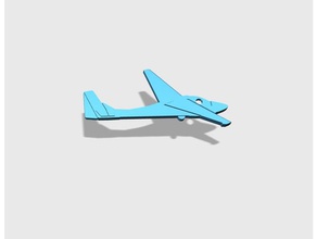 planeur portachiavi i avion 3d print model - Mito3D