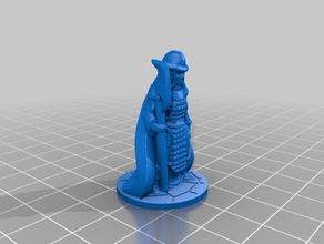 townsfolke town guard variants dry earth bases toys games 3d print model - Mito3D