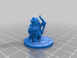 kyn finvara goblin archer base - Spielzeug Spiele 3d print model - Mito3D