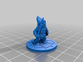 kyn finvara duende guerrero base los juguetes juegos 3d print model - Mito3D