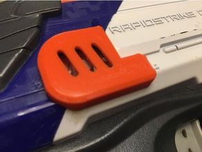 rapidstrike botão de pressão tampa do motor hobby nerf blaster gun 3d print model - Mito3D