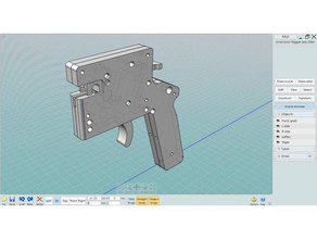 crossbow trigger assembly learning 3d print model - Mito3D