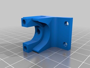 e3d vulcão groovemount railcore ii a impressora partes 3d print model - Mito3D