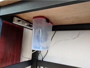 21 cup filament canister hanger 3d printer accessories 3d print model - Mito3D